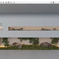 Serene Indoor Landscape Interior With Ivy Plants Decorative Rocks And Warm Lighting