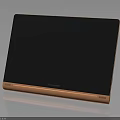 SKYWORTH Modern Display With Golden Frame And Black Screen Slim Design