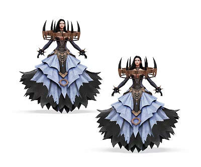 Modern Game Role Game Role Girl 3d model