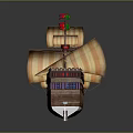 modern ship ancient ship ancient warship large ancient ship ancient warship 3d model
