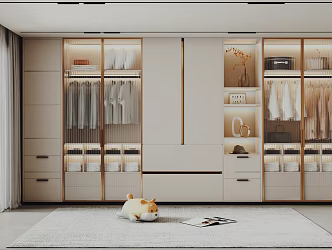 Modern Wine Cabinet Wine Decoration Sideboard Integrated Cabinet 3d model