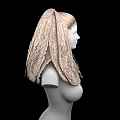 Modern Hairstyle 3d model