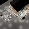 Modern Jewelry Store Interior Design With Display Counters Bright Lighting And Brand Logos