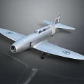 Detailed Silver Cosmic Aerospace Model Showcasing Vintage Aviation Design Structure