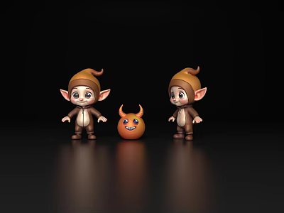 Ghost Cartoon Little Ghost Kid Cartoon Kid Ghost Pack Cartoon Ghost Halloween Ghost Cartoon Animal Animal Character Cartoon 3d model