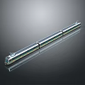 modern train light rail subway high-speed rail 3d model