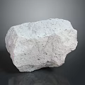 Natural White Stone With Textured Surface And Gray Specks Ideal For Building Projects