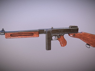 Thomson submachine gun model