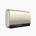 Leader Modern Electric Water Heater With Golden Black Design And Digital