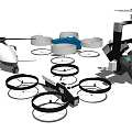Smart Machines Including Fixed Wing Drones Multi Rotor Units And Control Systems 3d model