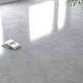 Grey Marble Texture Floor Tiles With Sleek Surface And Natural Light In Modern Interior