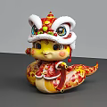 Year of the Snake Baby Snake Dance Dragon Snake Year of the Snake Baby 3d model