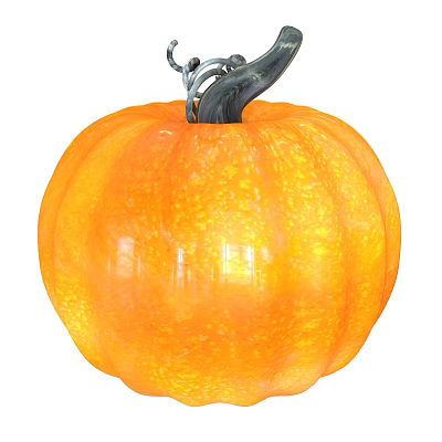 Fresh Orange Pumpkin with Shiny Smooth Surface and Ripe Texture 3d model Fresh Orange Pumpkin with Shiny Smooth Surface and Ripe Texture 3d model