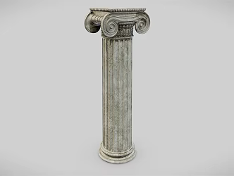 European Roman Column 3d model