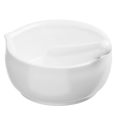 White Ceramic Condiment Jar With Spoon For Modern Kitchen Use 3d model