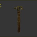 Hammer Horn Hammer Hammer Nail Rinker Hammer Hammer Hammer Hammer Rusty Hammer 3d model