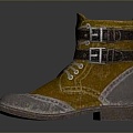 Cotton Shoes Warm Shoes Cold-proof Shoes Realistic 3d model