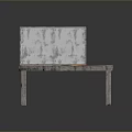 Wooden Office Desk With White Circular Object Yellow Red Markers And Natural Wood Grain Surface