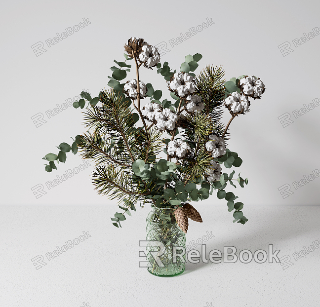 Modern Vase Vase Flower Ornaments model