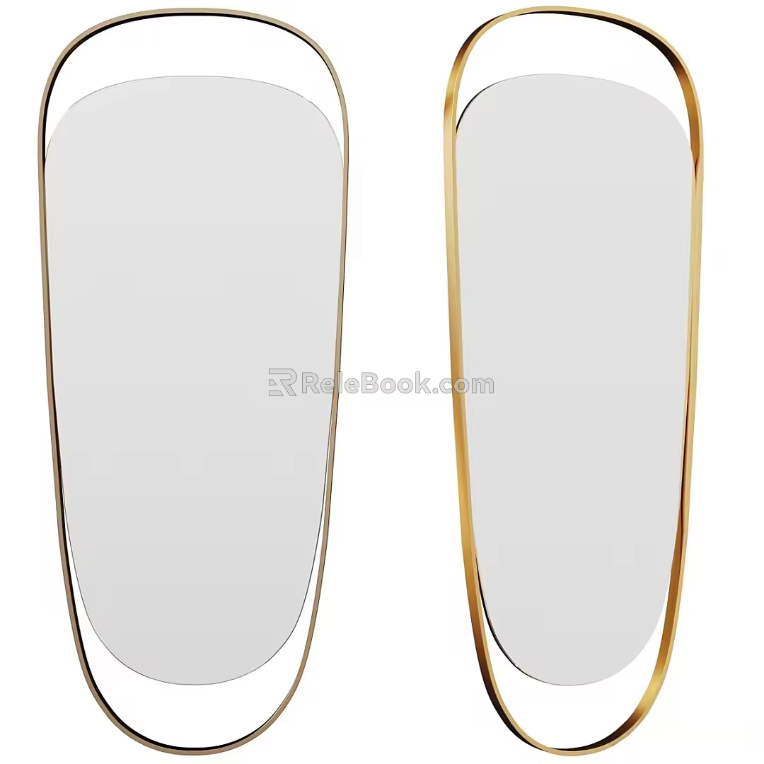 High orbit mirror from West Elm 3d model