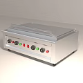 Commercial Kitchen Stainless Steel Electric Griddle With Control Knobs And Cooking Surface