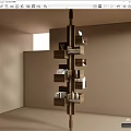 Quiet bookcase bookcase bookcase 3d model