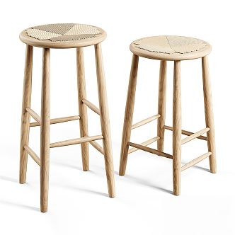 Modern Bar Stool 3d model