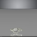 Elegant Silver Fashion Ring With White Gemstone And Braided Design Accent