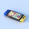 Portable Switch Accessory With Blue Black Yellow Multi Colored Compact Design And Ports