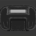 Portable Black Device Housing With Camera Lens Buttons Holes And Indicator Light