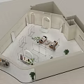 MRS ZONA Clothing Store With Mannequins Clothing Displays Green Plants And Bright Interior