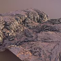 Rugged Mountain Landscape With Rocky Cliffs Sunlit Peaks And Natural Terrain Views