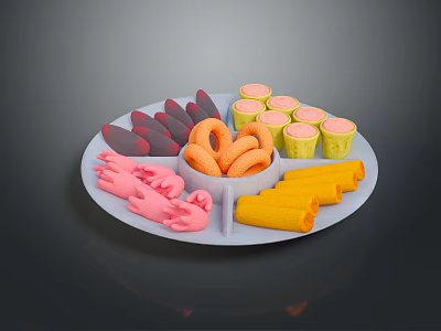 Cartoon Food Cartoon Food Cartoon Egg Animation Food Animation Food Animation Diet 3d model