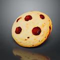Golden Brown Chocolate Chip Cookie With Soft Baked Texture And Chocolate Chunks