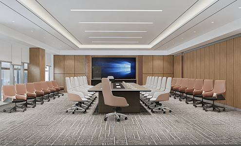 Modern Conference Room 3d model