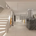 Modern Clothing Store Interior With Mannequins Display Areas And Decorative Plants