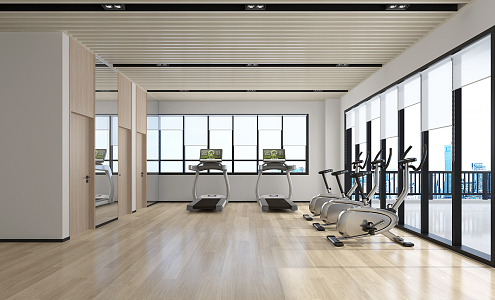 Modern Gym 3d model