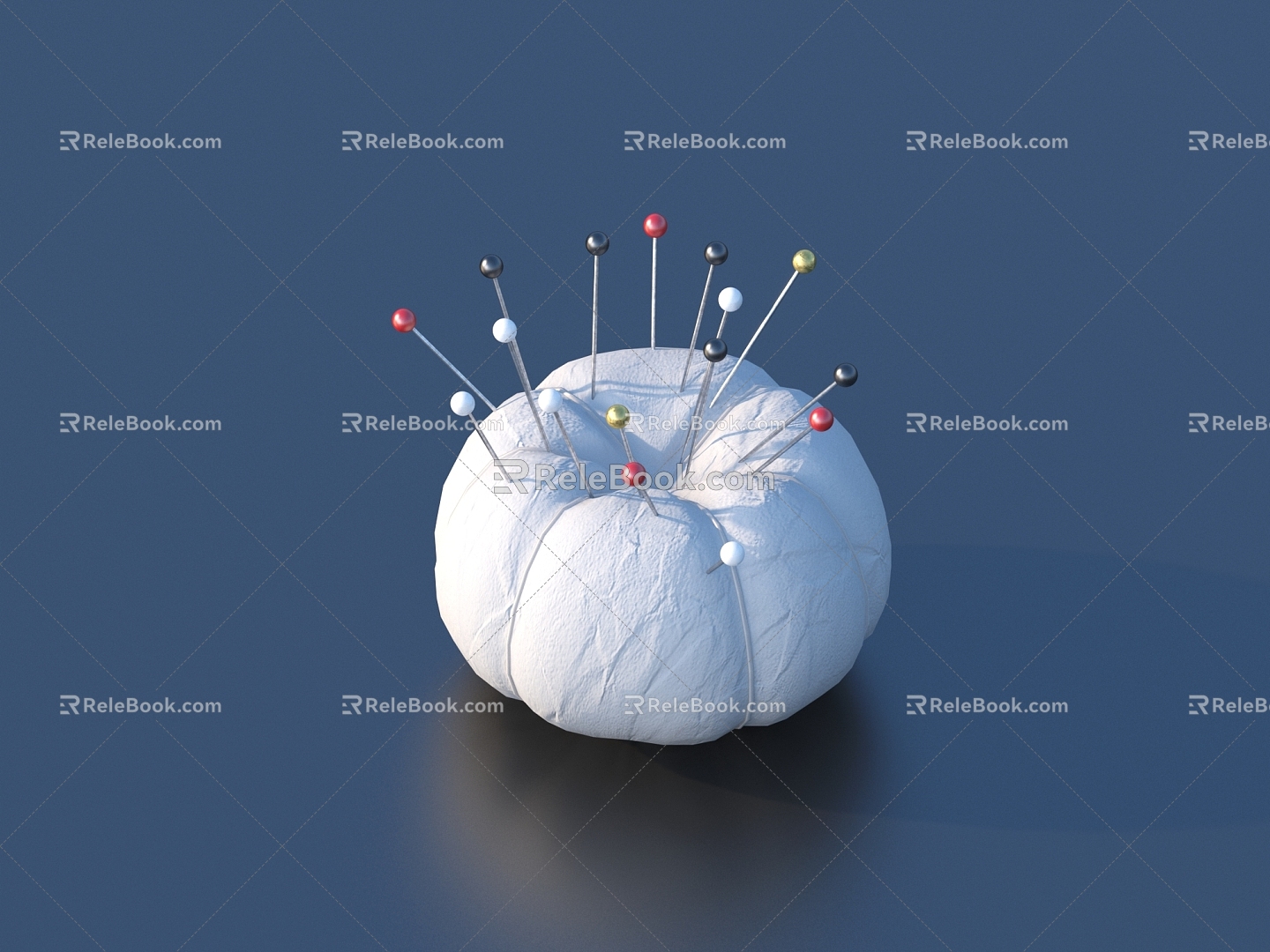 Pin art ornaments 3d model