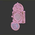 Floor Clock Big Clock Retro Clock Retro Clock Retro Clock Large Clock Pendulum Furnishings 3d model