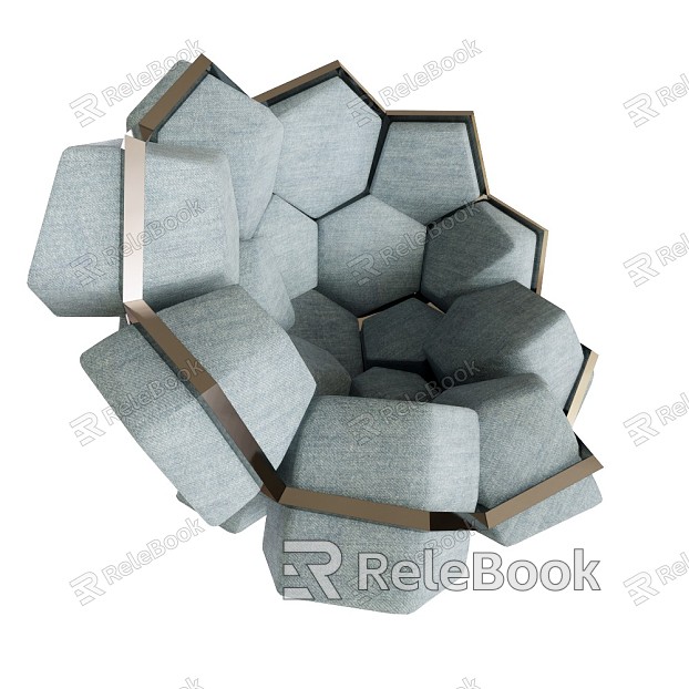 Modern Single Sofa Simple Art Casual Single Sofa model