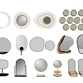 Diverse Mirrors Featuring Different Shapes Decorative Frames and Modern Designs for Home Decor