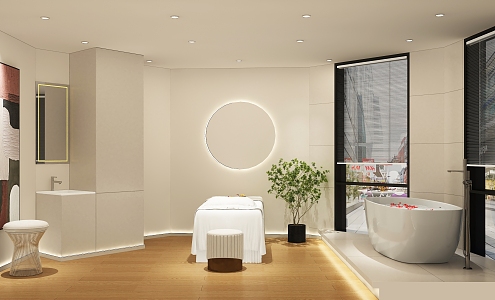 Modern SPA Beauty Center 3d model