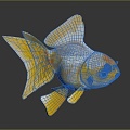 Golden Fish Fish Goldfish 3d model