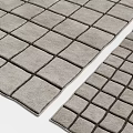 Square Rugs With Grid Design Available In Multiple Sizes And Textured Finish 3d model