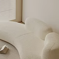 Three-seat sofa 3d model