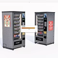 Old Vending Machine Vending Machine 3d model