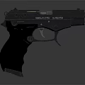 Security SAX03 Pistol With Black Textured Grip And Modern Design