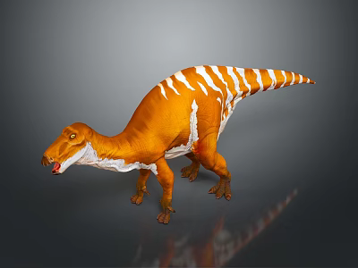 Dinosaur Jurassic Pterosaur Long-necked Tyrannosaurus Tyrannosaurus Stegosaurus Bretosaurus Triceratops Shark Toothosaurus Ancient Animals 3d model