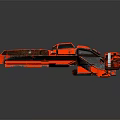 Modern Spaceship Spacecraft 3d model