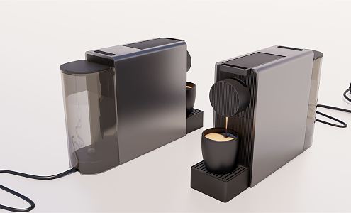 Modern coffee machine 3d model